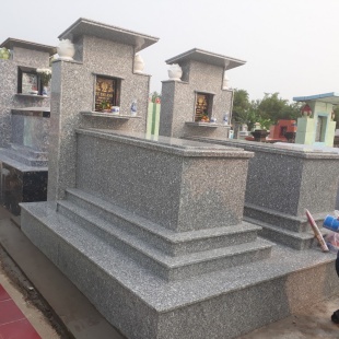 Bia mộ đá hoa cương