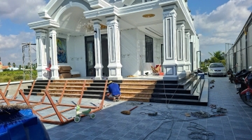 Thi công đá hoa cương tại Mỹ Tho
